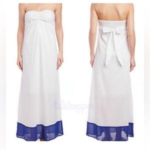 Tommy Bahama Strapless Maxi Sun Dress. Size XS